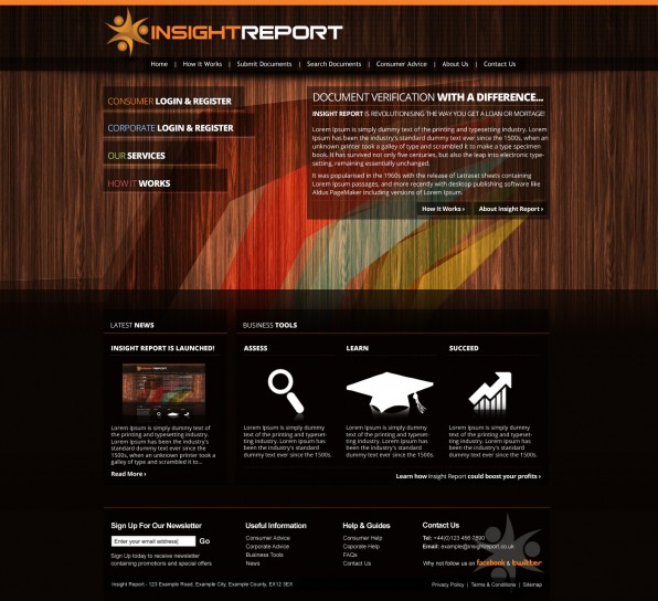 Insight Report - Homepage (alt)